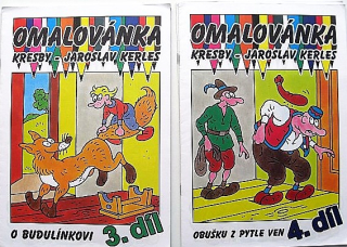 Omalovánky A4 Kresby - Jaroslav Kerles