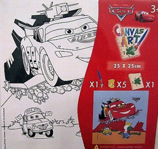 Obraz předloha 25x25 CARS