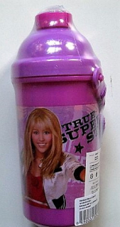 Plastová láhev HANNAH MONTANA s uzávěrem 19cm