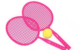 Soft tenis růžová nebo modrá barva