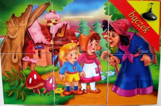 Kostky plastové 6ks pohádkové