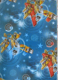 DÁRKOVÝ BALICÍ PAPÍR 100X70cm ROBOTI
