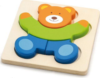 Puzzle pro nejmenší - medvídek