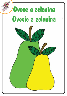 Omalovánky OVOCE A ZELENINA A5