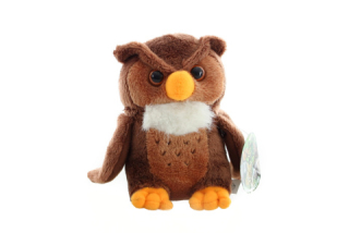 Plyš sova 15cm