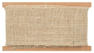 Stuha jutová šířka 6 cm, 2 m 2836