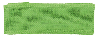 Stuha jutová zelená šířka 6 cm, 2 m 2858